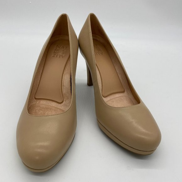 Shoes - Nude Closed Round Toe  Stilettos Heels Pumps Shoes